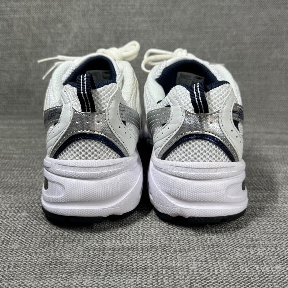 New Balance 530 White Silver Navy Running Sneakers Womens 8 - Picture 4 of 12